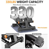 Mini Stepper with Resistance Bands - 330lb weight capacity