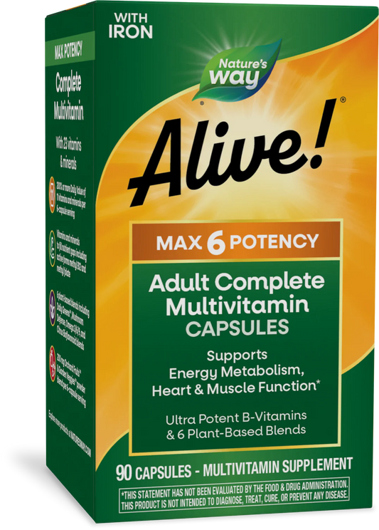 Nature's Way Alive Max 6 Potency Adult Multi Vitamin