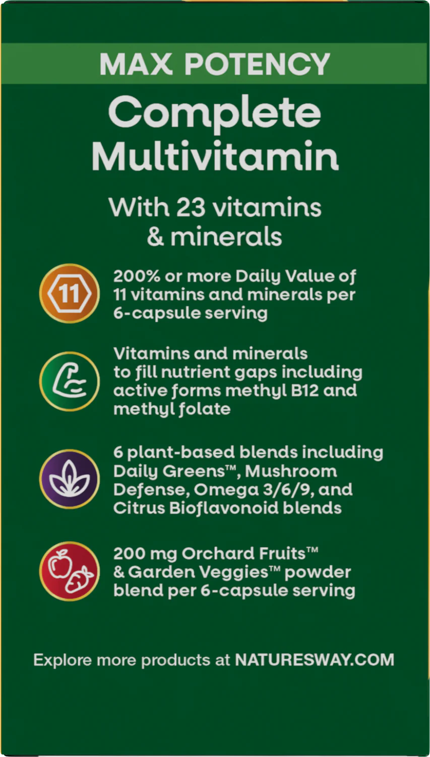 Nature's Way Alive Max 6 Potency Adult Multi Vitamin