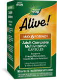 Nature's Way Alive Max 6 Potency Adult Multi Vitamin