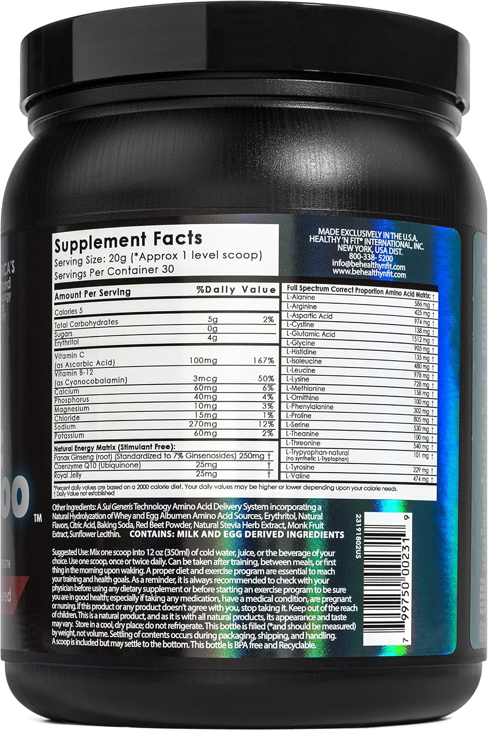 Anabolic Amino 10000 Powder 1.3lb - Fruit Punch