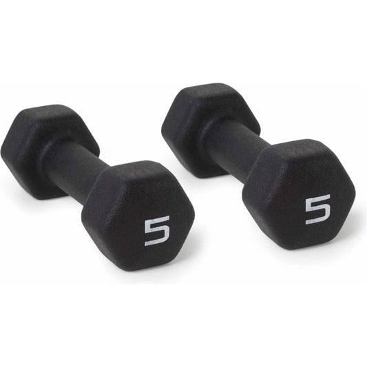 5lb Neoprene dumbbell pair