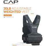CAP Barbell Weighted Vest 30lb Black