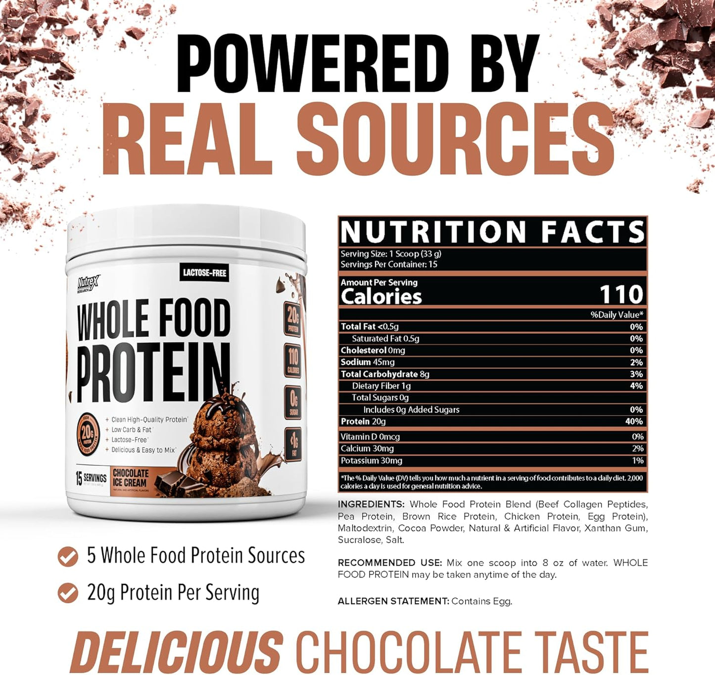 Nutrex Whole Food Protein