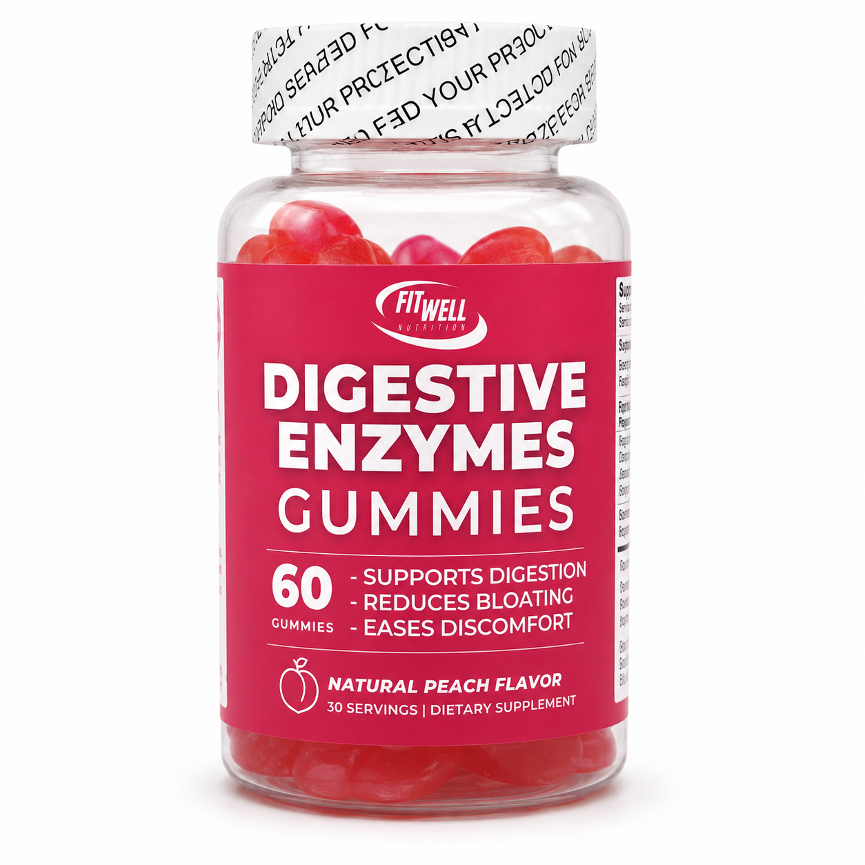 Fit Well - Digestive Enzymes Gummies 60ct
