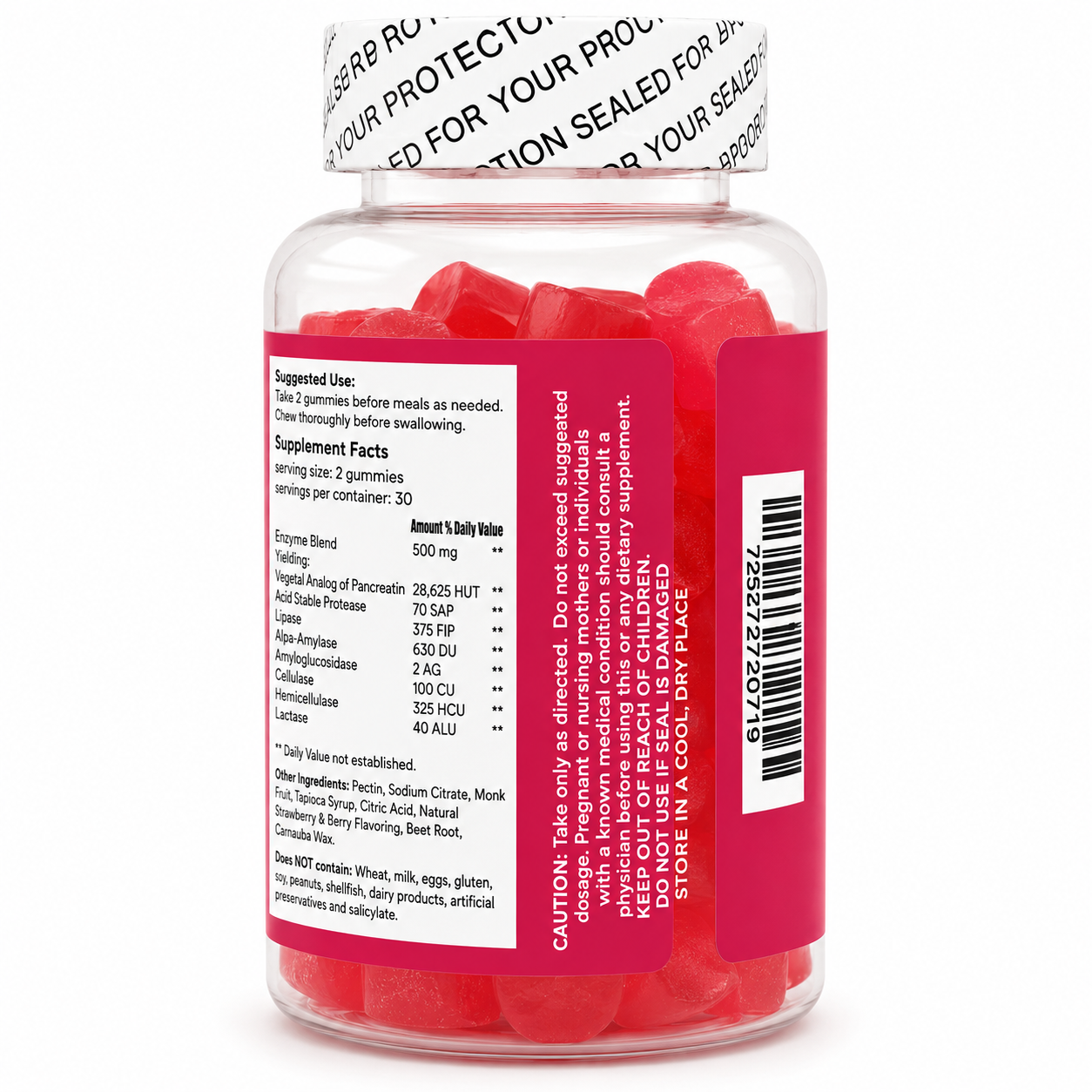 Fit Well - Digestive Enzymes Gummies 60ct