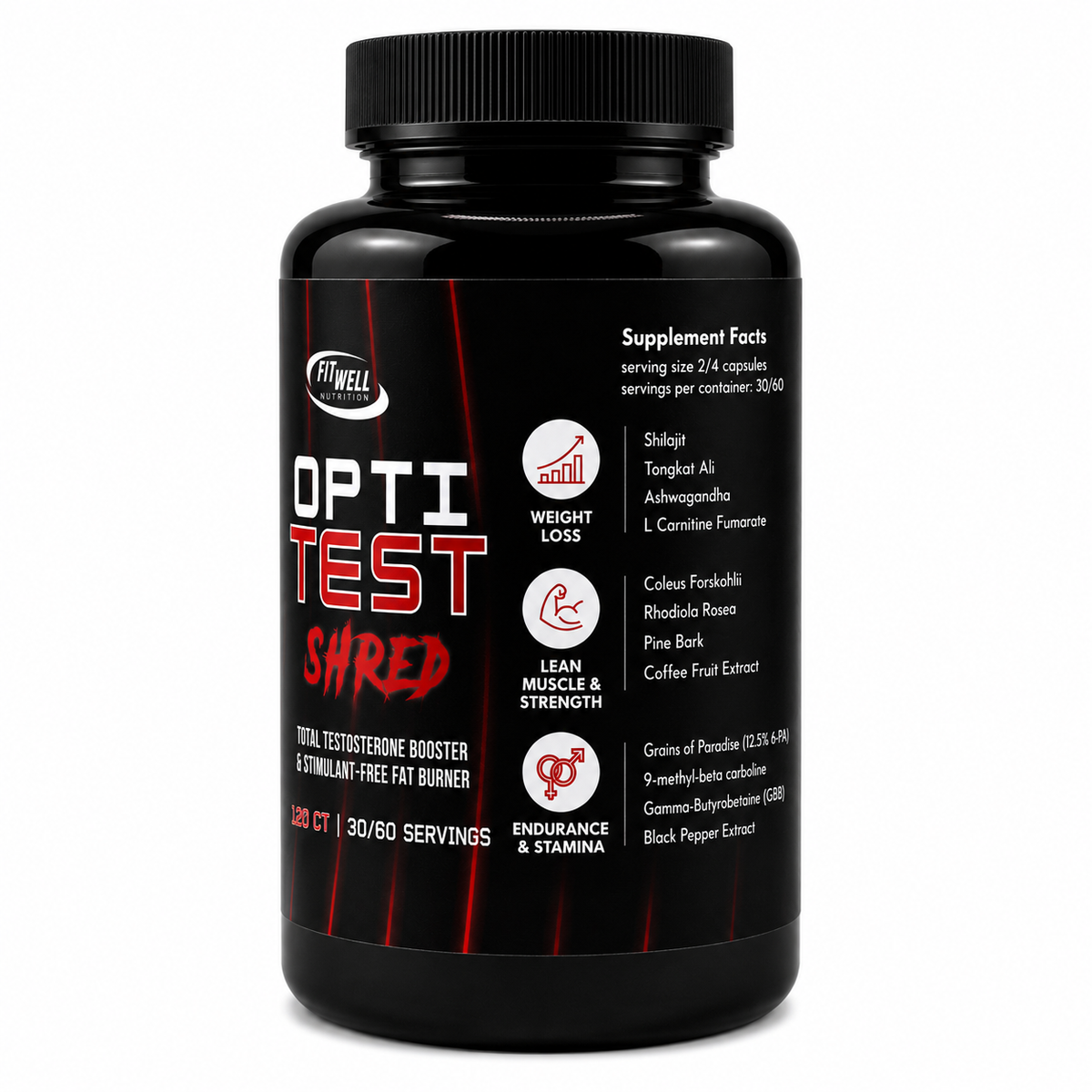 Opti Test Shred 120ct/60sv