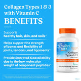 Doctor's Best Collagen types 1 &3 w/ peptan 1000mg 180tab