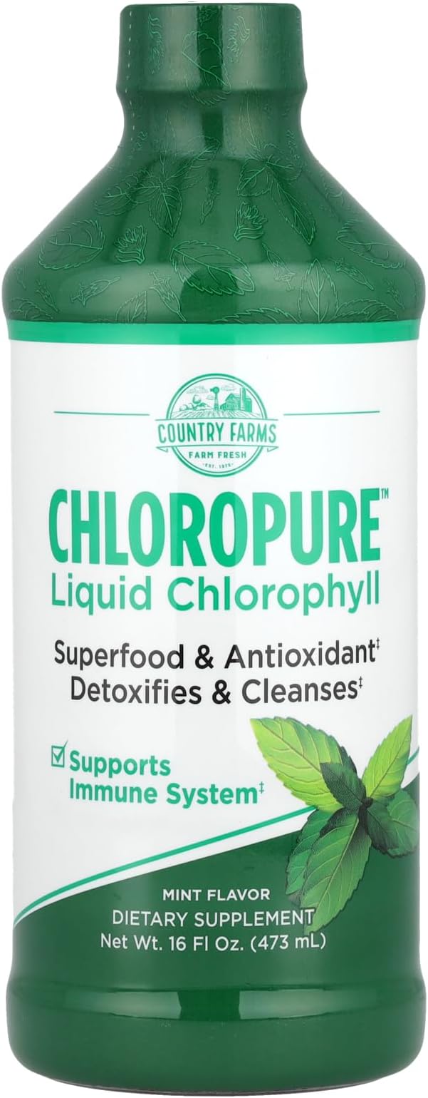 Country Farms Chloropure Liquid Chlorophyll Mint 16 fl.oz