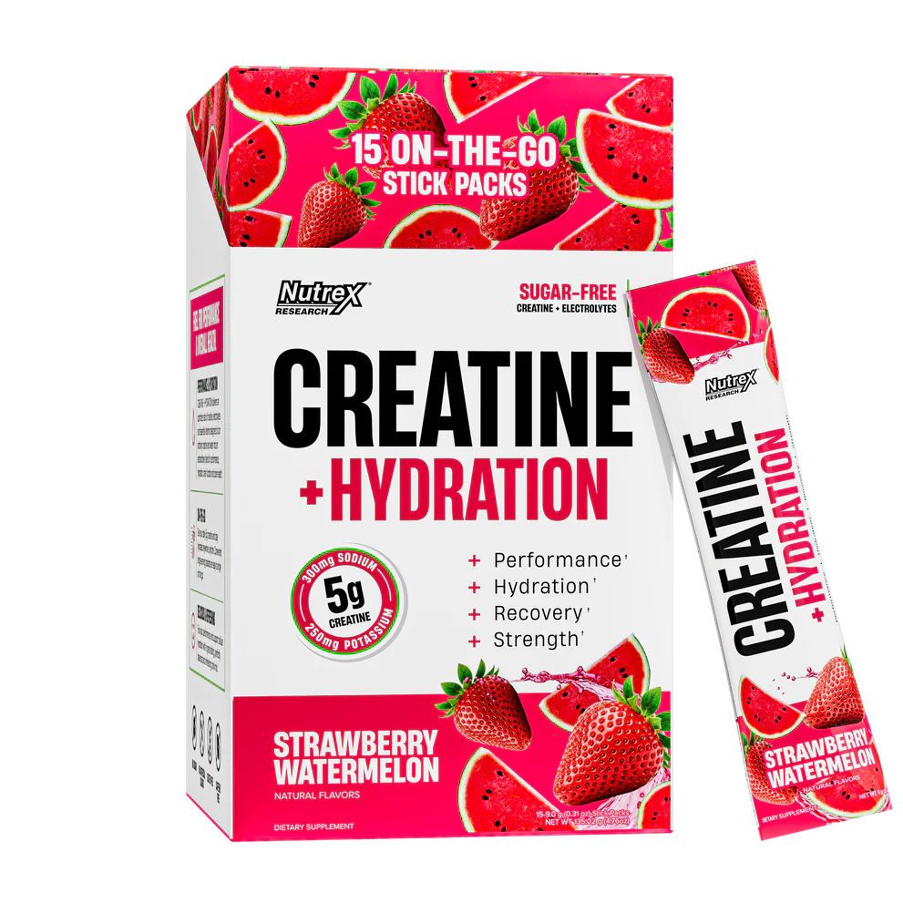 Nutrex Creatine + Hydration Sticks Pack 15ct