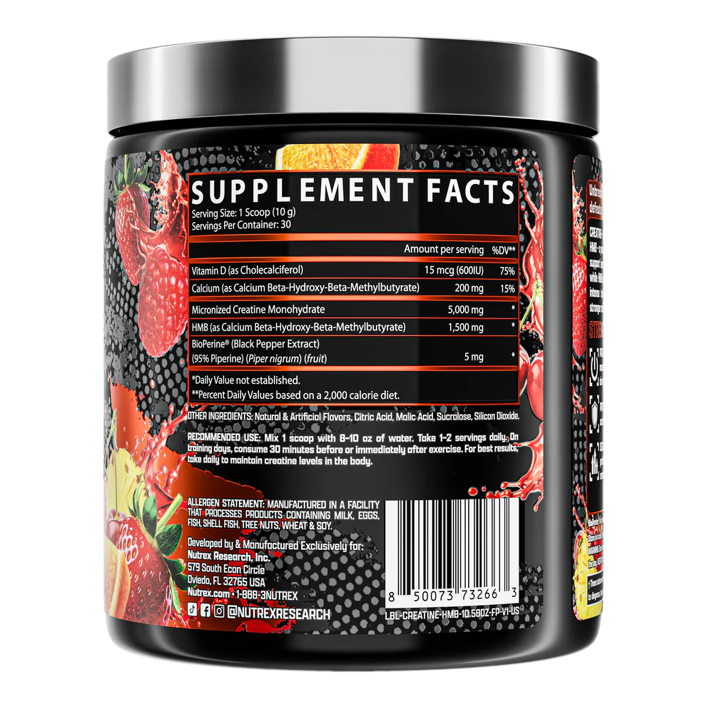 Nutrex Creatine + HMB 30 servings