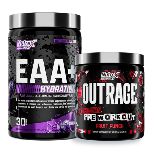 Nutrex EAA + Outrage Preworkout