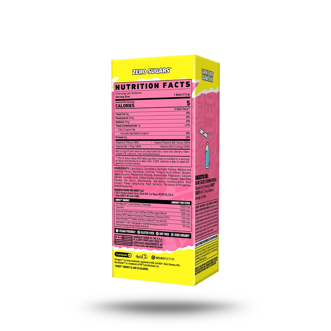 Ghost Energy Drink Mix 8pk Sticks
