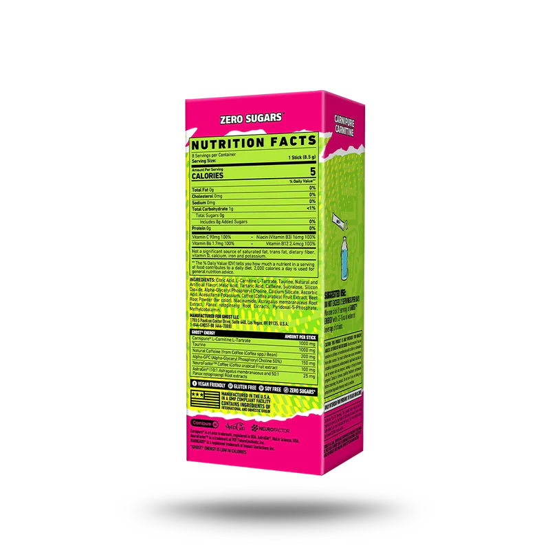 Ghost Energy Drink Mix 8pk Sticks