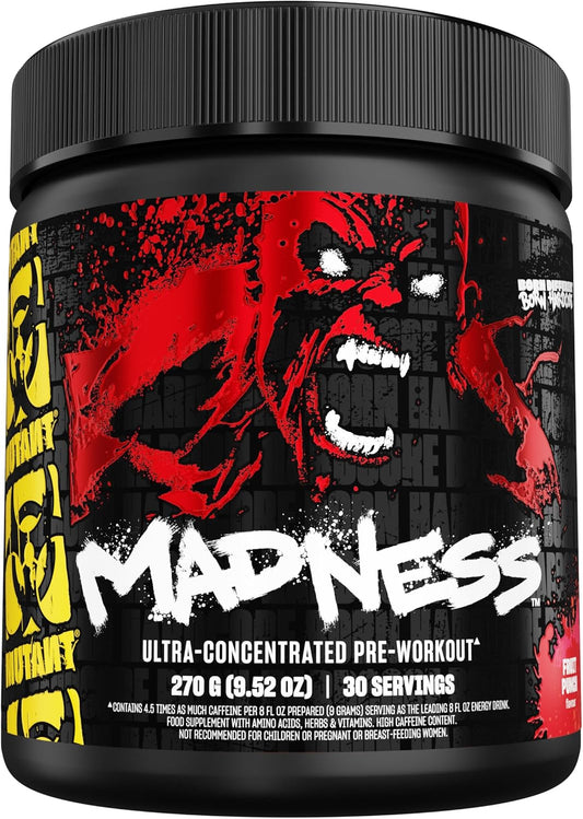 Mutant Madness Ultra Concetrated Pre - Workout 30sv