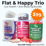Flat & Happy Trio - Gut Health and Anti-Bloating