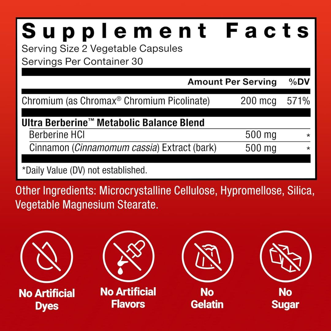 Force Factor Ultra Berberine 60ct