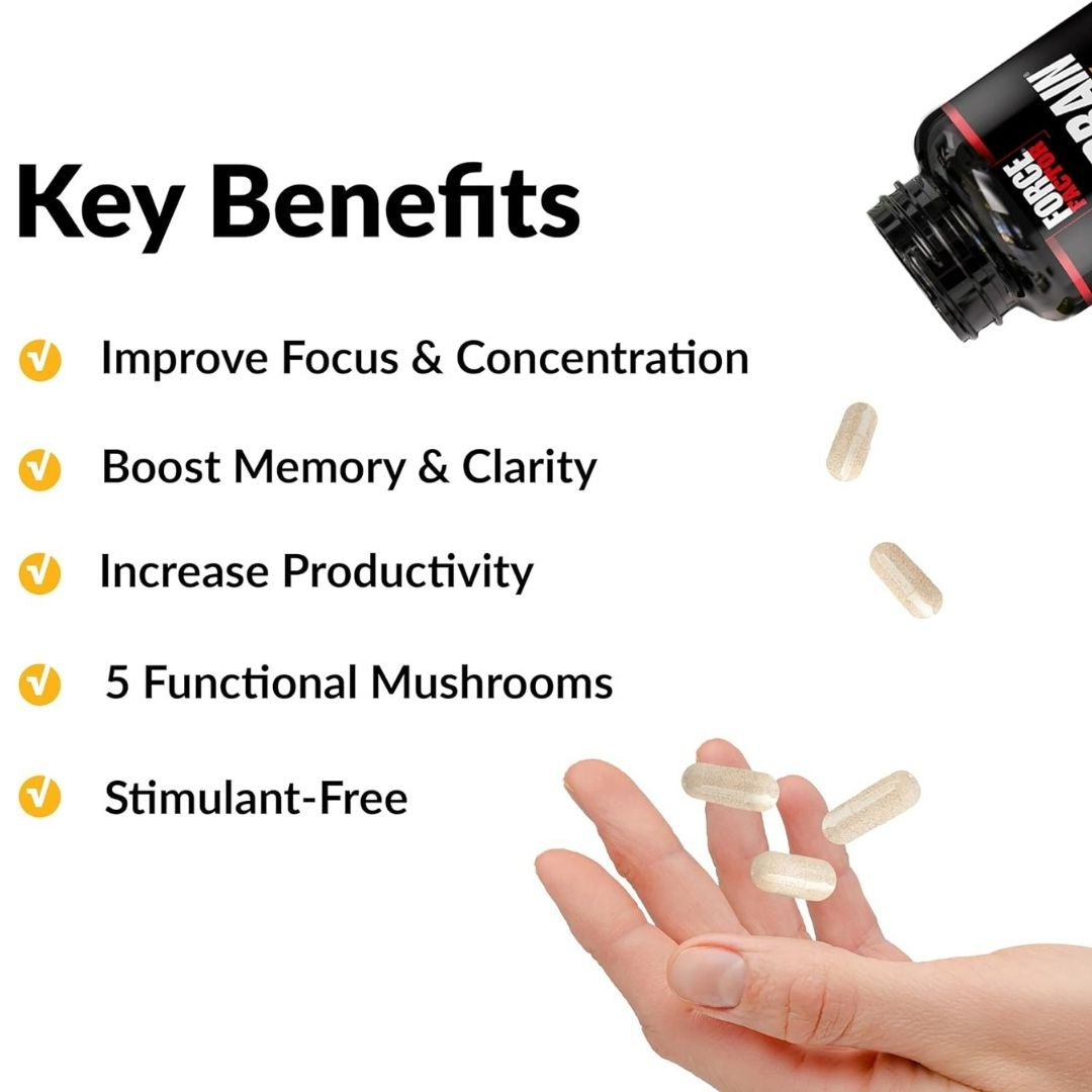 Force Factor Forebrain Focus 60ct