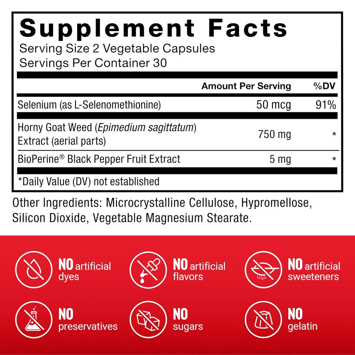 Force Factor Horny Goat Weed - 60 caps