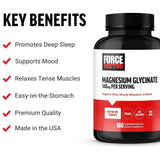 Force Factor Magnesium Glycinate Caps 180ct