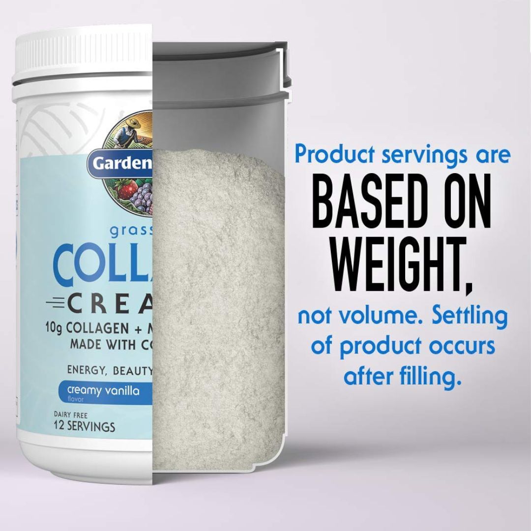 Garden of Life Grass Fed Collagen Creamer Creamy Vanilla