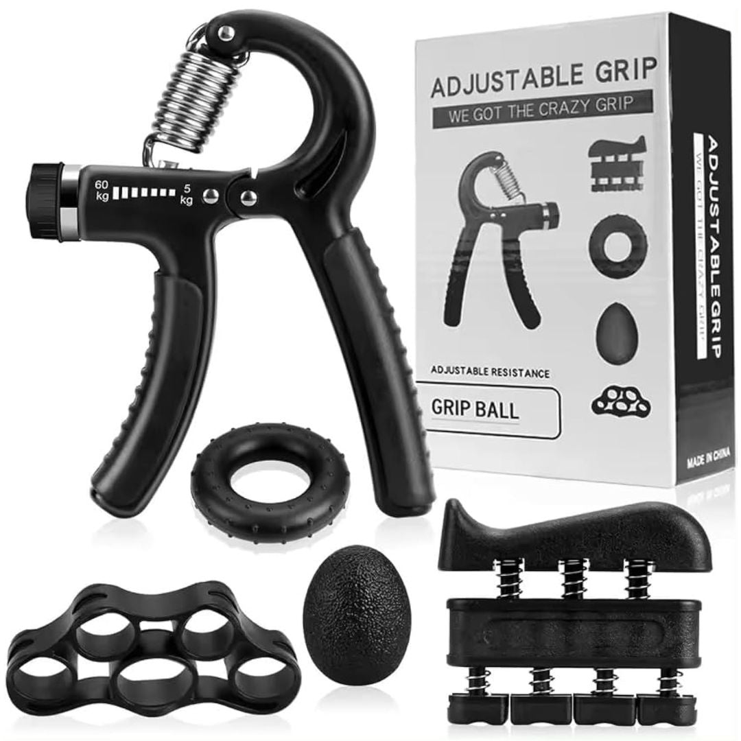 Adjustable Resistance Hand Grip Strengthener Exercise Kit