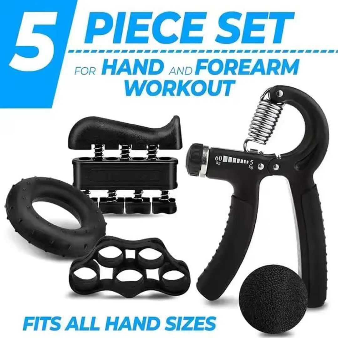 Adjustable Resistance Hand Grip Strengthener Exercise Kit