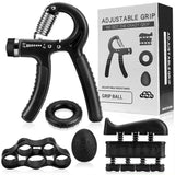 Adjustable Resistance Hand Grip Strengthener Exercise Kit