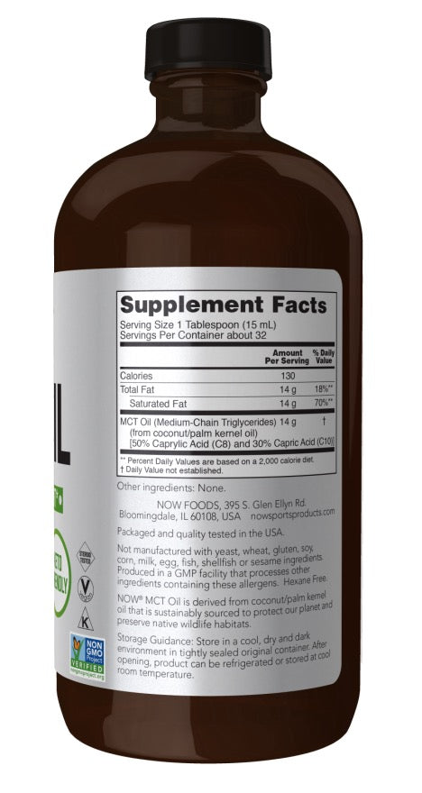 Now Sports MCT Oil 16oz