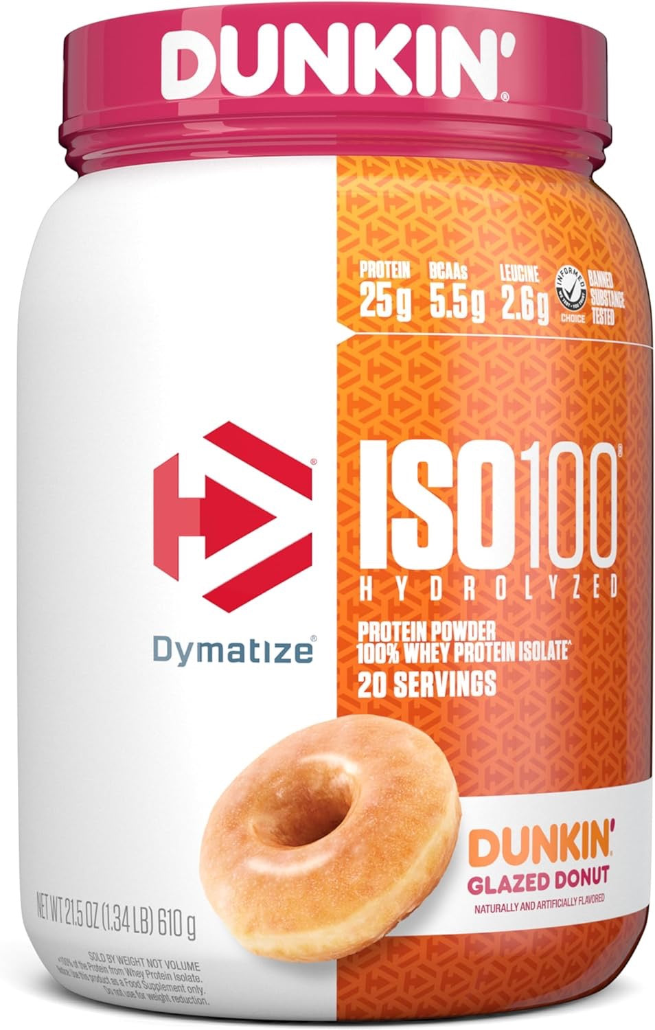 Dymatize ISO 100 Hydrolyzed Protein Powder 1.3lb