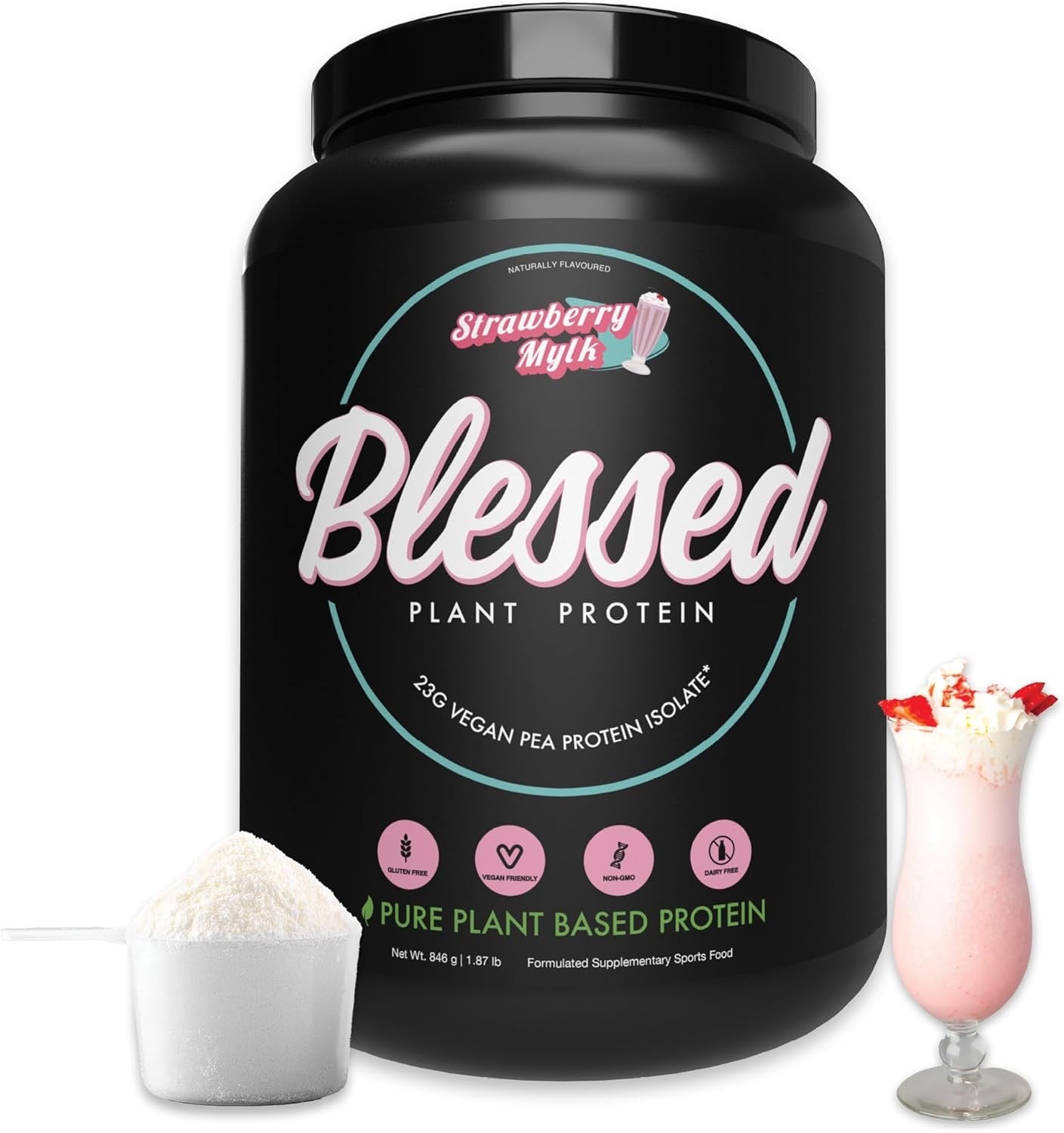 EHP Labs Blessed Vegan Protein 2lb 30 servings