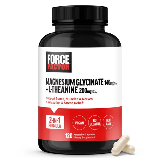 Force Factor Magnesium + L-Theanine 120 Capsules