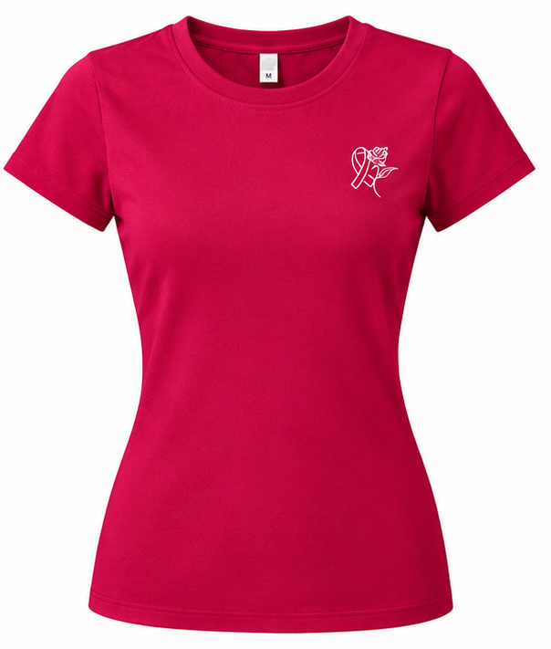 FitChix She Can Crew Tee (Rose Collection)