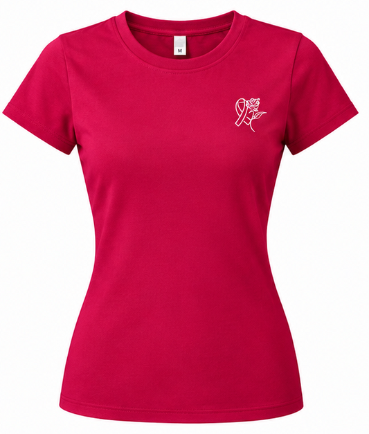 FitChix She Can Crew Tee (Rose Collection)
