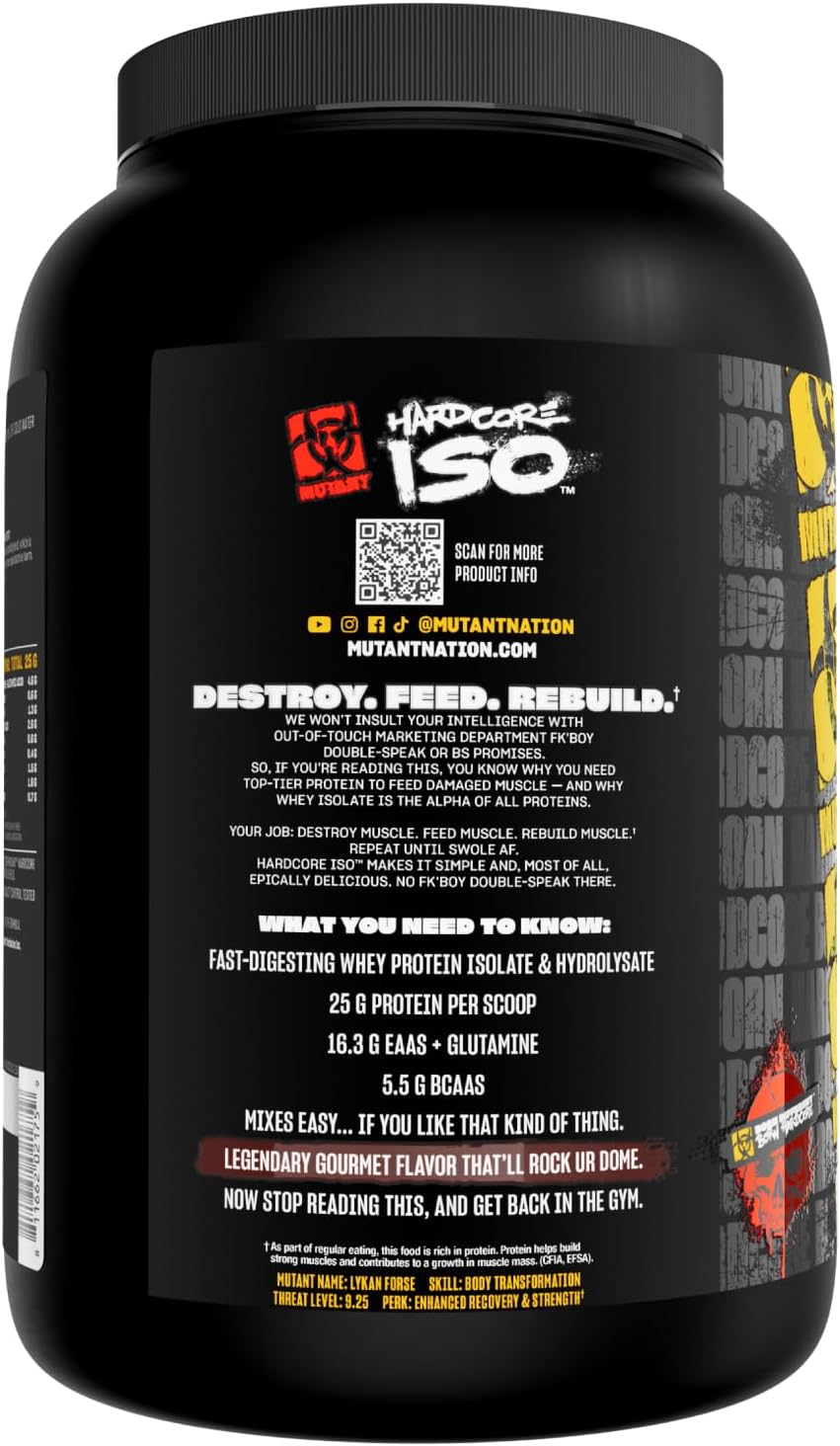 Mutant Hardcore Iso Surge 1.6lb