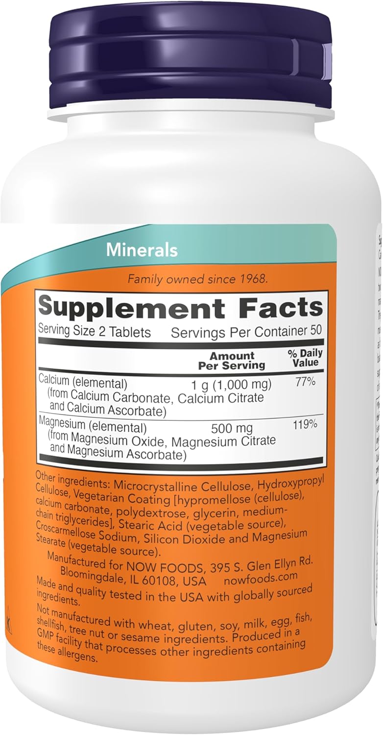 NOW Calcium & Magnesium