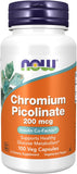 NOW Chromium Picolinate 200mcg - 100caps