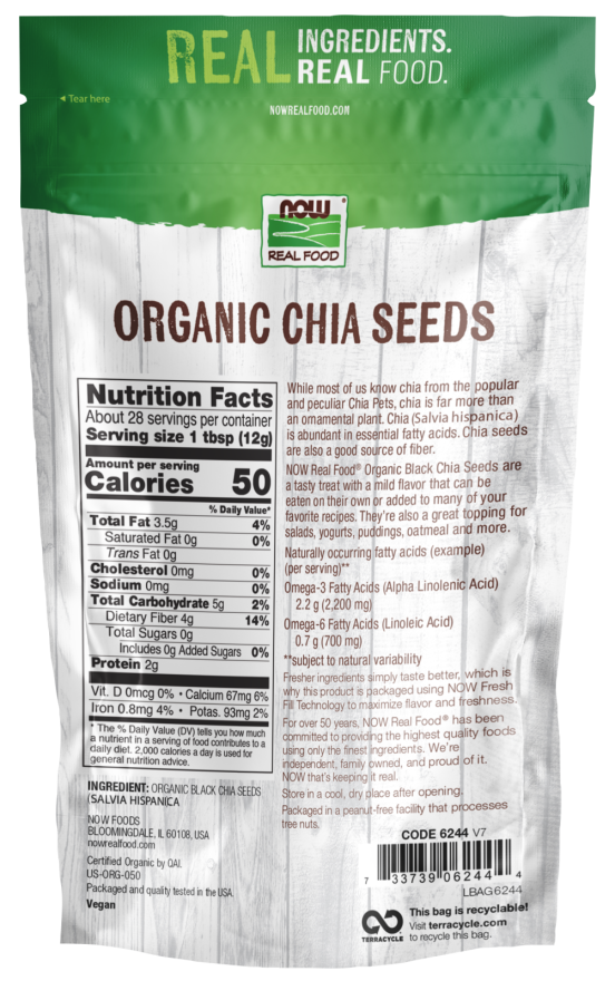 Now Sports Chia Seeds 12oz