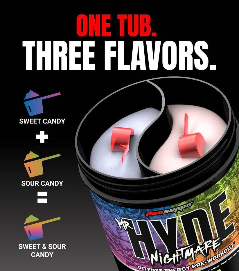 Prosupps Hyde Dual Tub 20 svg Sour / Sweet Candy