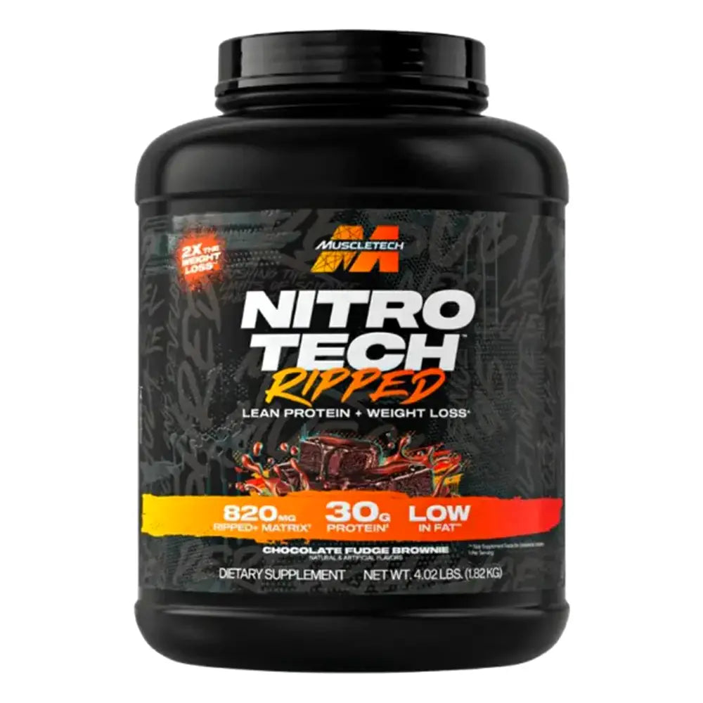 MuscleTech Nitro Tech Whey Protein Ripped 4lb