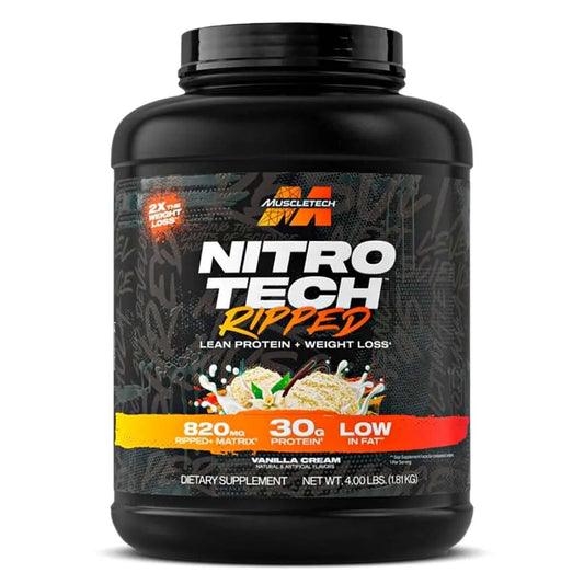 MuscleTech Nitro Tech Whey Protein Ripped 4lb