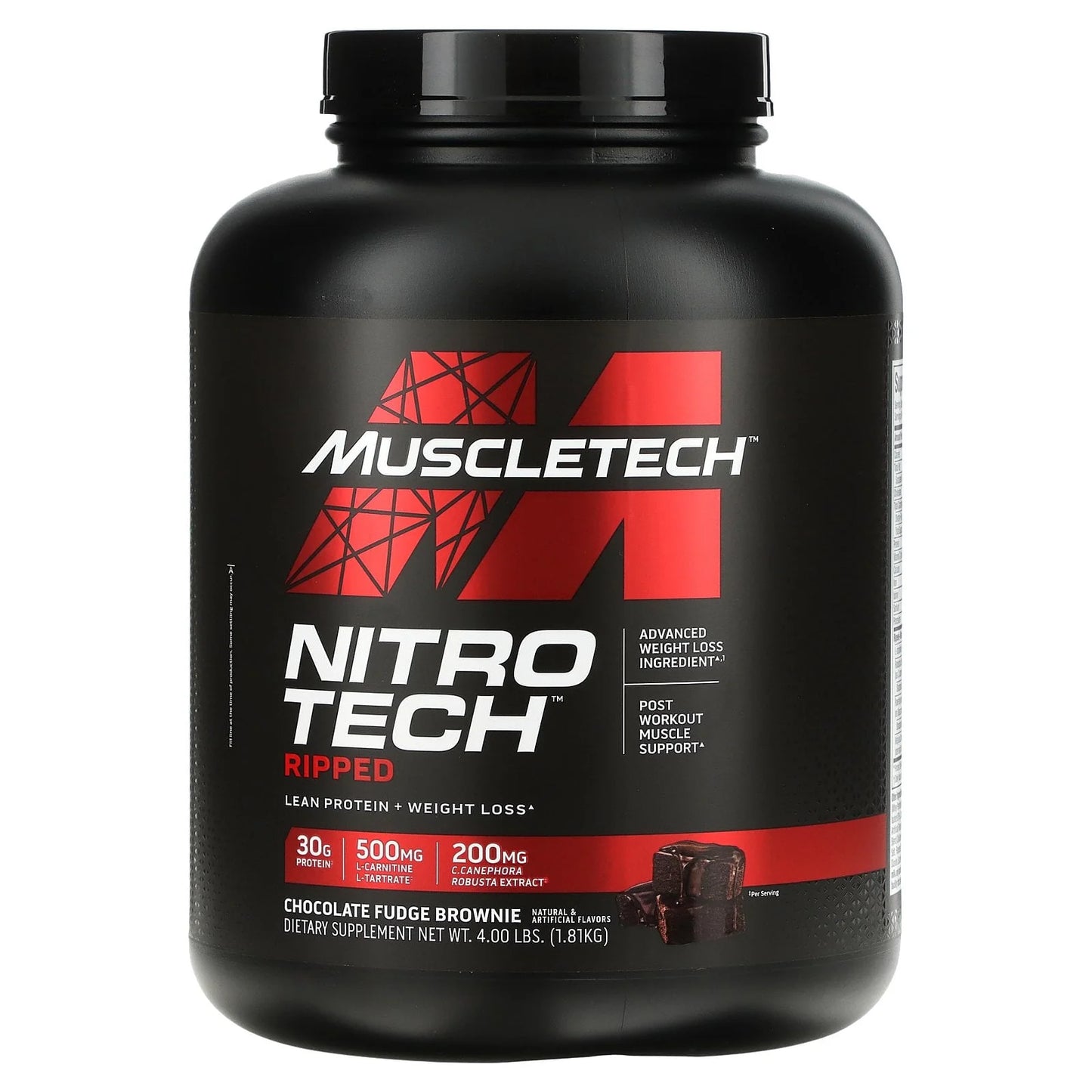 MuscleTech Nitro Tech Whey Protein 4lb
