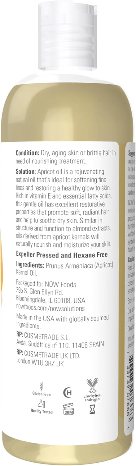Now Apricot Oil 16floz