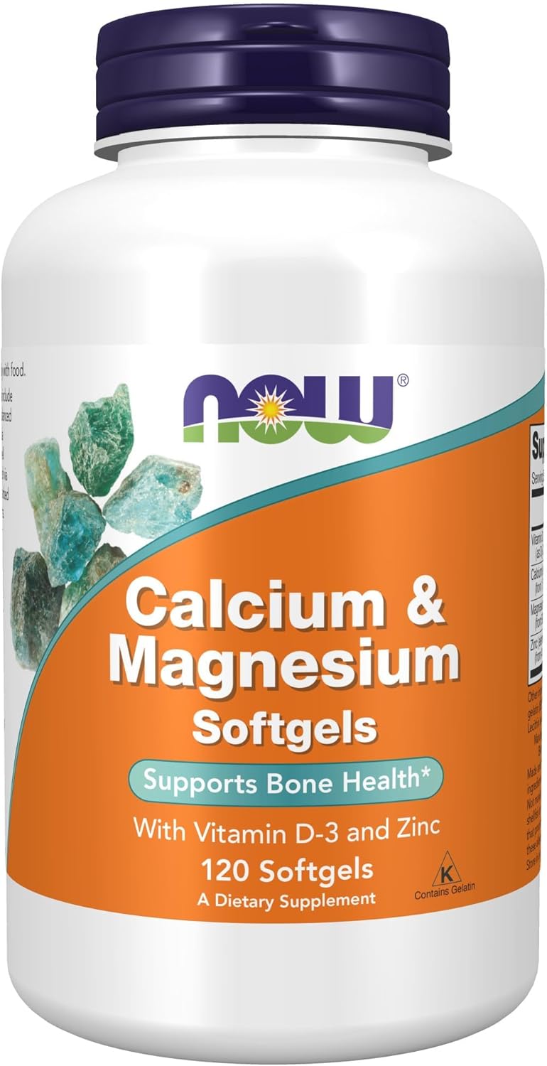 Now Calcium & Magnesium - Vitamin D3 Zinc 120ct