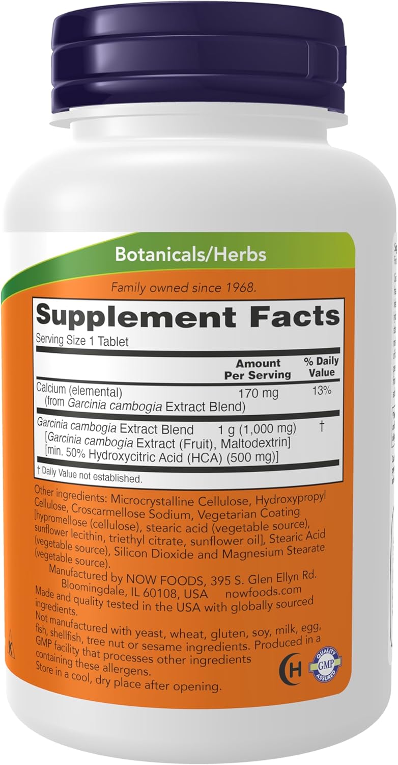 Now Garcinia 1000mg 120tablets