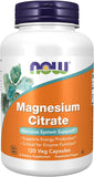 Now Magnesium Citrate 120vcaps