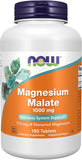 Now Magnesium Malate 1000mg 180tabs