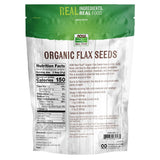 Now Organic Flax Seeds 32oz