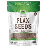 Now Organic Flax Seeds 32oz