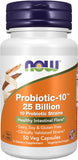 Now Probiotic -10 25 billion 50 caps